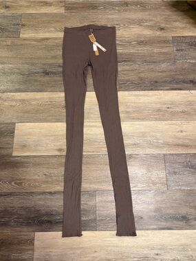 Skims Kim Kardashian Women’s Sheer Cotton Stacked Legging XS New with Tags